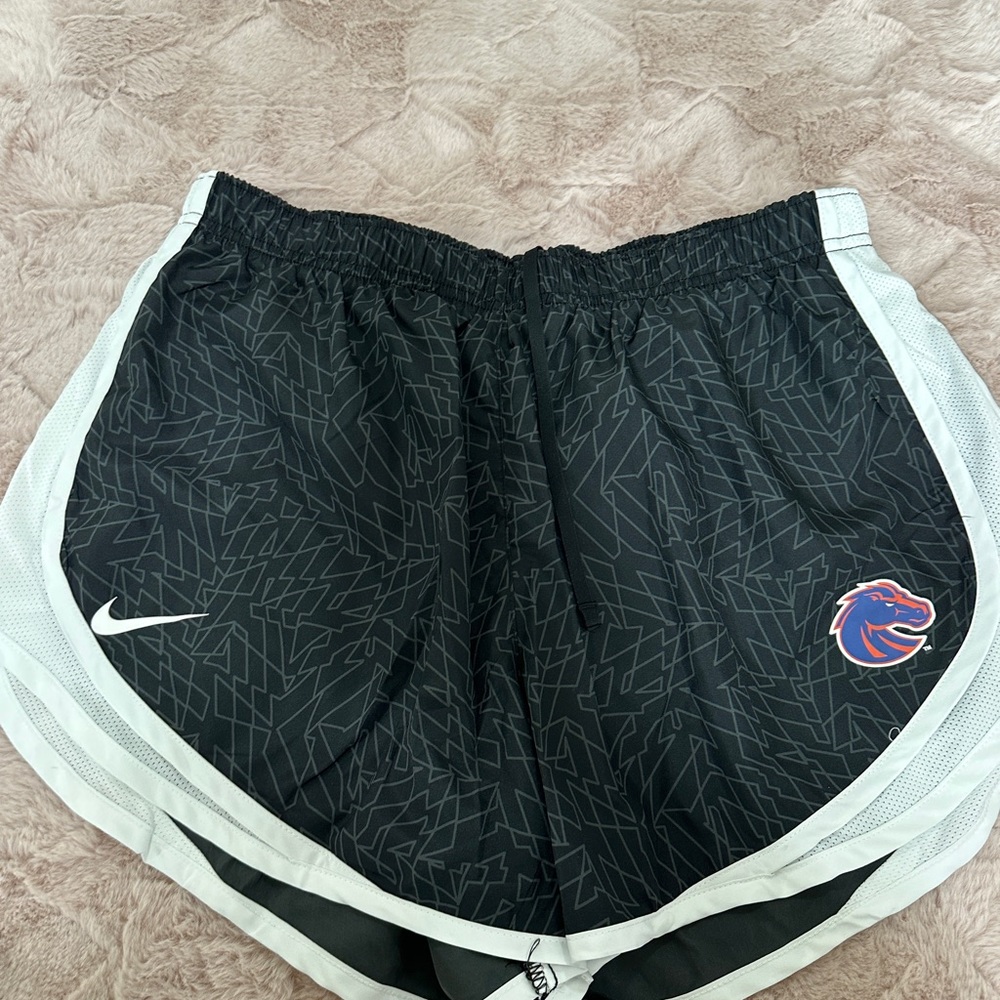 Nike Women's Black and Gray Athletic Shorts